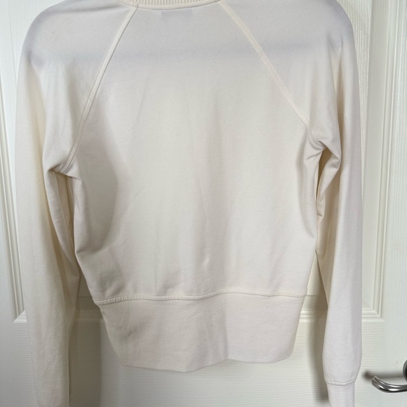 Athleta Women's V-Neck Cream Sweater - Picture 7 of 7